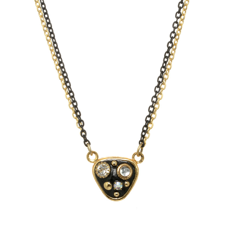 Starry Night Shield Necklace