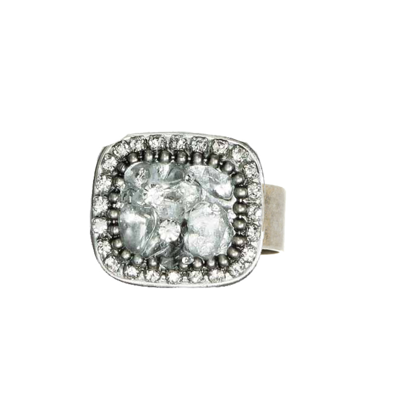 Icy Dreams Rectangle Ring