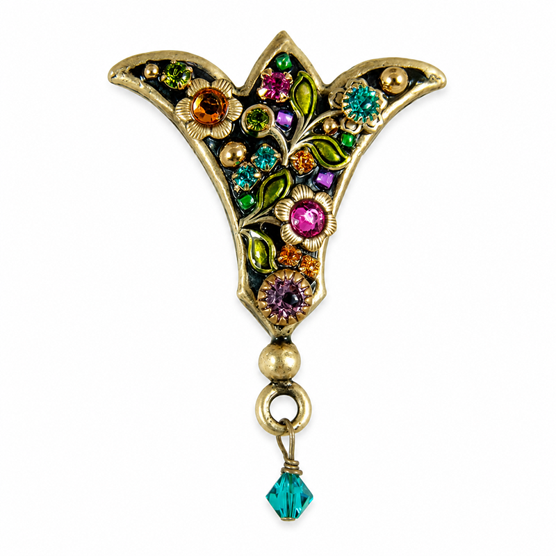 Midnight Garden Bloom Pin