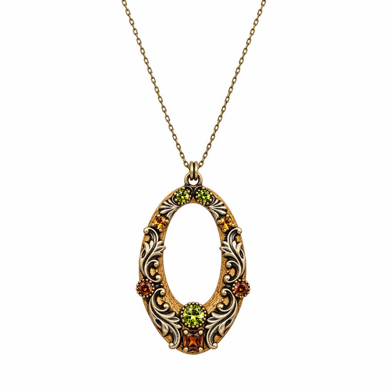 Arcadia Open Oval Necklace