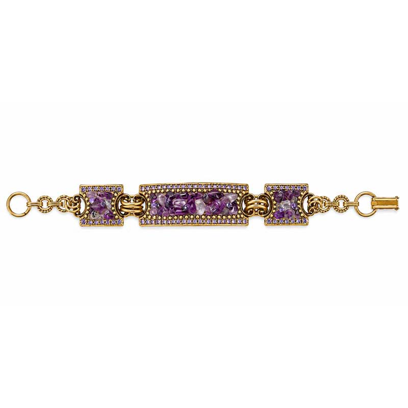 Violet 3 Piece Bracelet