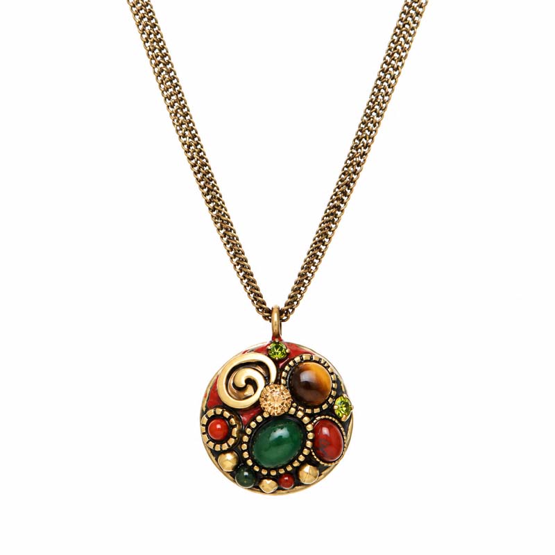 Evergreen Circle Necklace