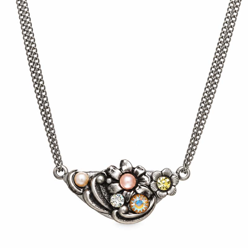 Silverlining Crescent Necklace