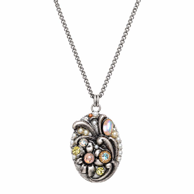 Silverlining Oval Necklace III