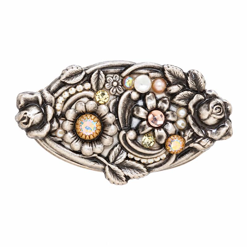 Silverlining Oval Brooch
