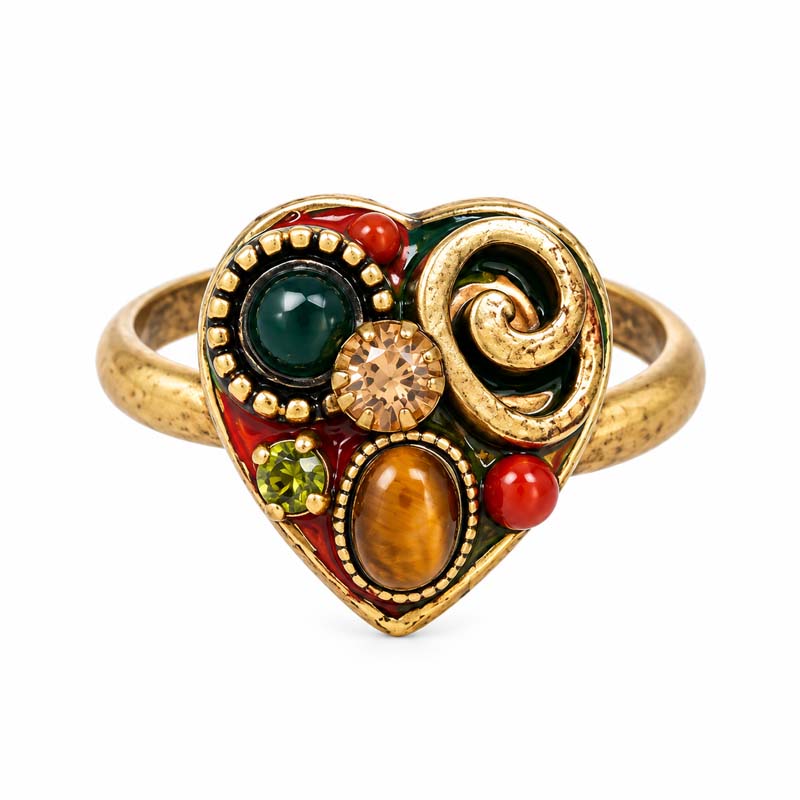 Evergreen Heart Ring
