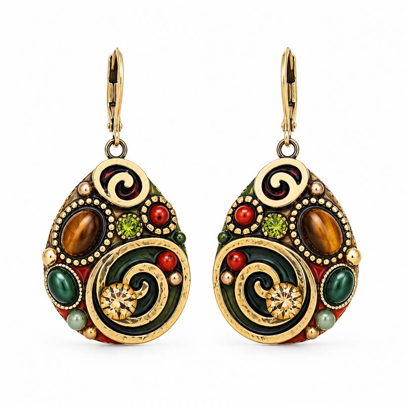 Evergreen Drop Earrings