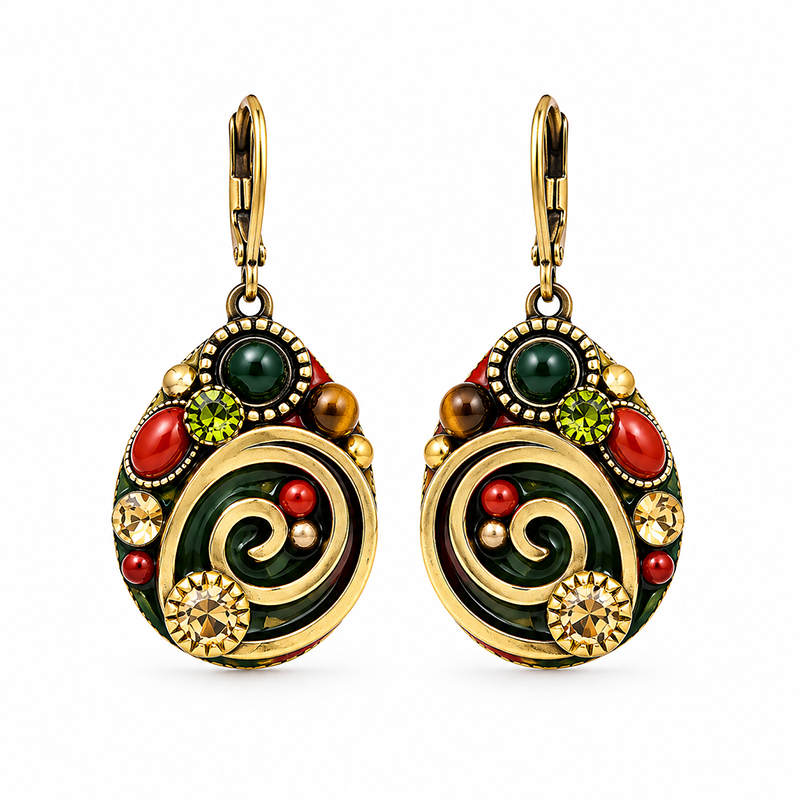 Evergreen Drop Earrings II