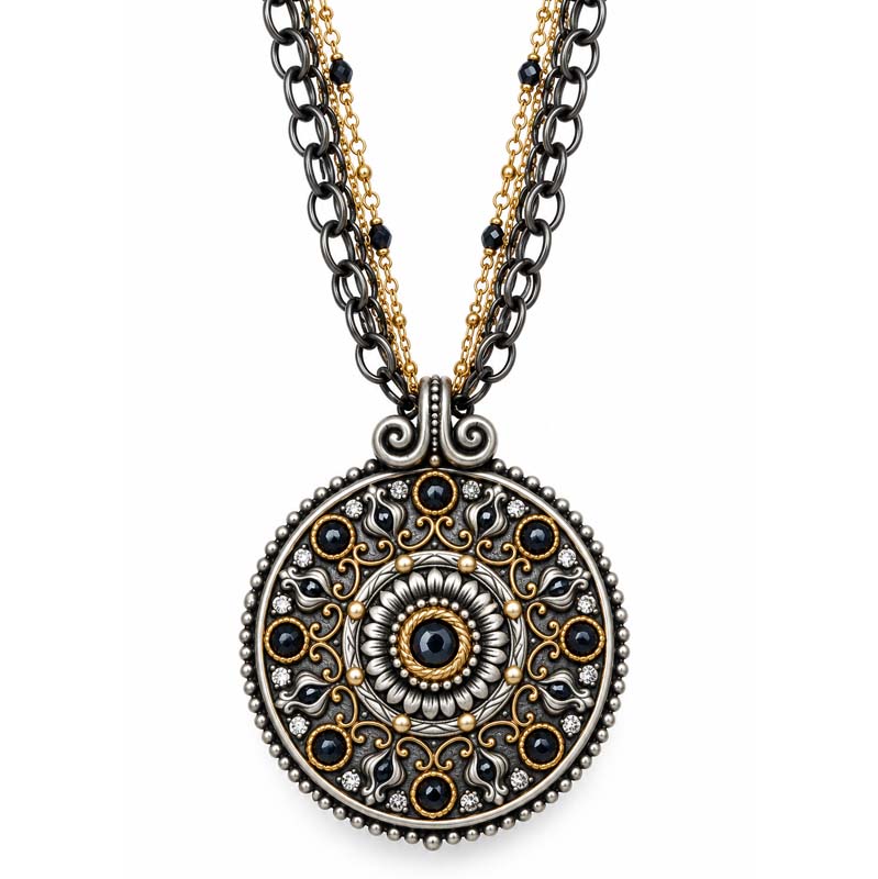 Metallika Medallion Necklace