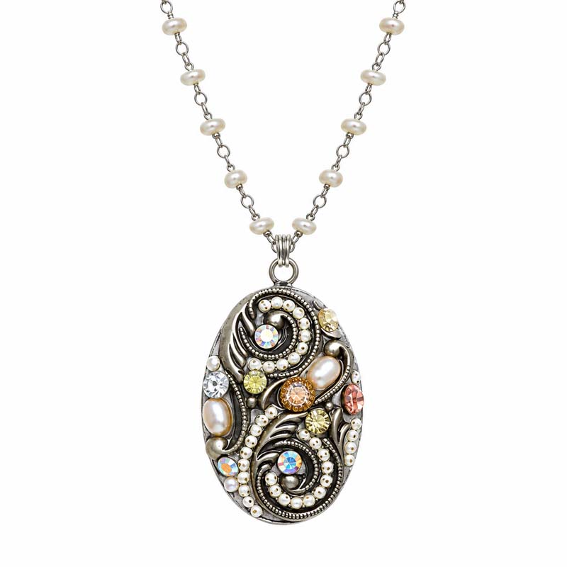 Silverlining Oval Necklace II