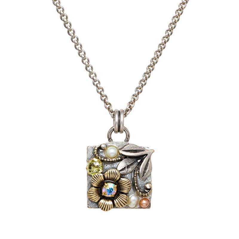 Silverlining Square Necklace I