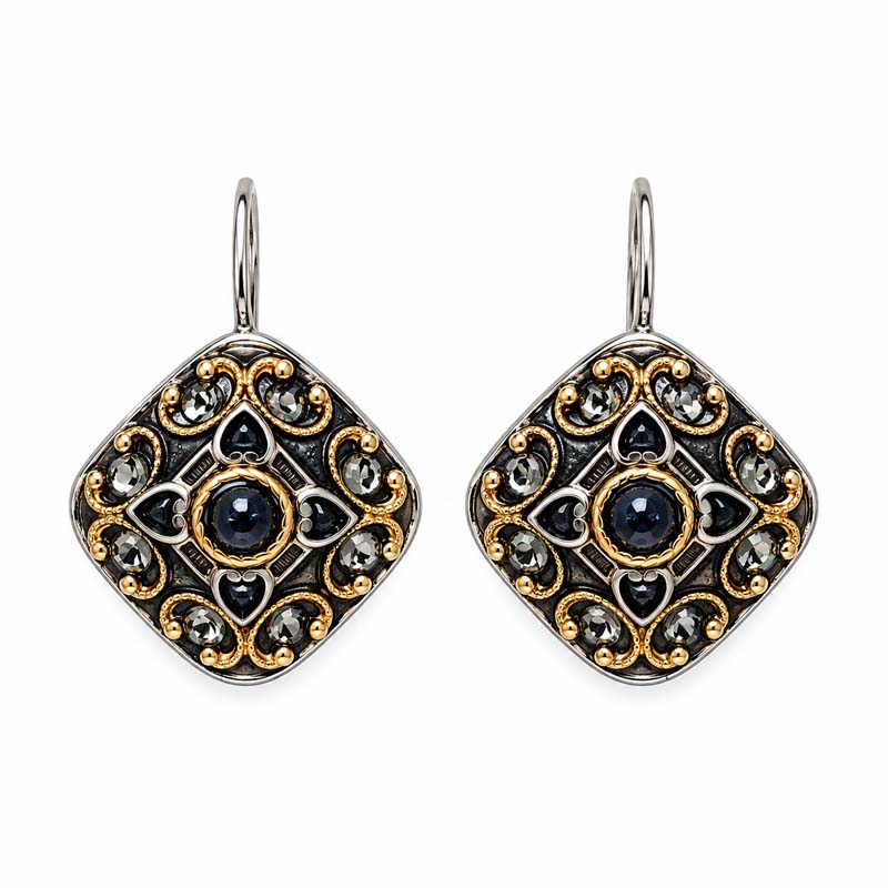 Metallika Diamond Wire Earrings
