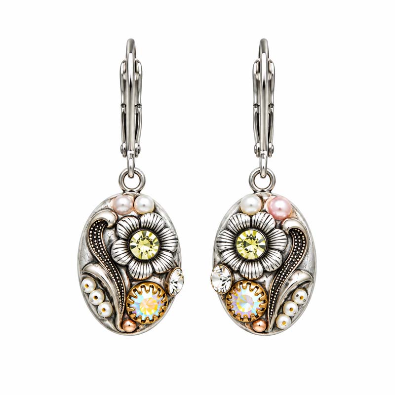 Silverlining Small Oval Earrings