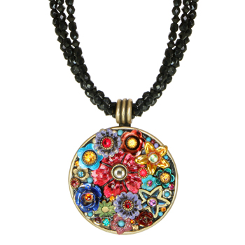 Eden Large Circle Beaded Necklace